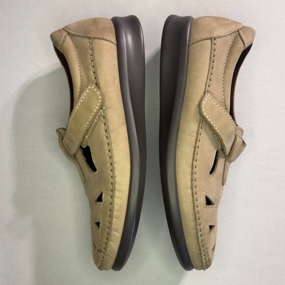 SAS Roamer - Women's Slip-on Loafer Velcro Comfort Walking Shoe, Size 8M Sage - Picture 4 of 8